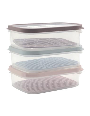 Pojemnik Freshpad 750ml plastikowy AK-712 mix na żywność