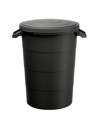 Kosz na śmieci 80L Smooth czarny IDSM80U