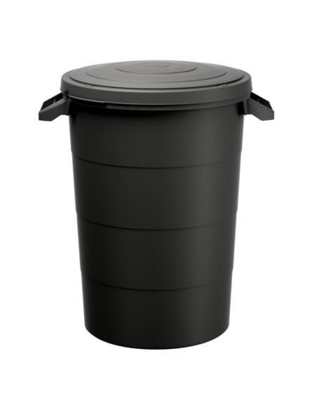 Kosz na śmieci 80L Smooth czarny IDSM80U