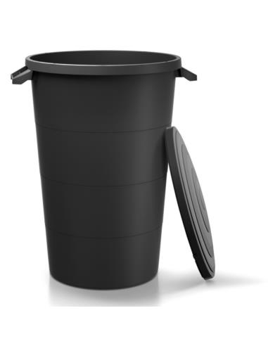 Kosz na śmieci 160L Smooth czarny IDSM160U