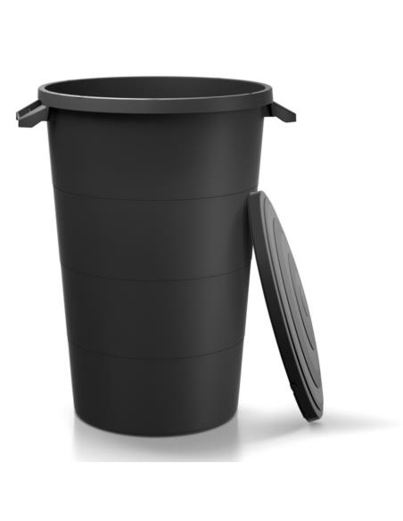 Kosz na śmieci 160L Smooth czarny IDSM160U