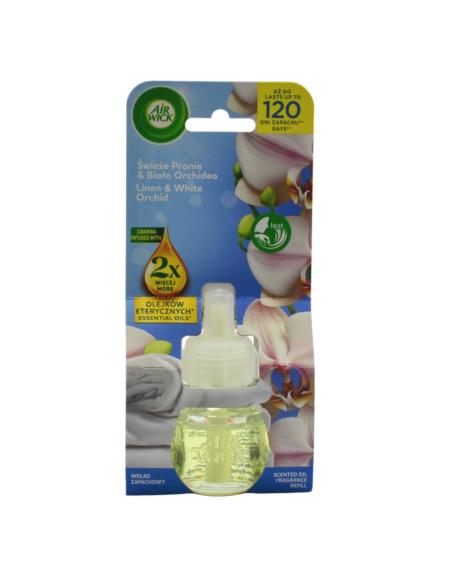 Odświeżacz pow.AIR WICK 19ml świeże pranie/orchidea