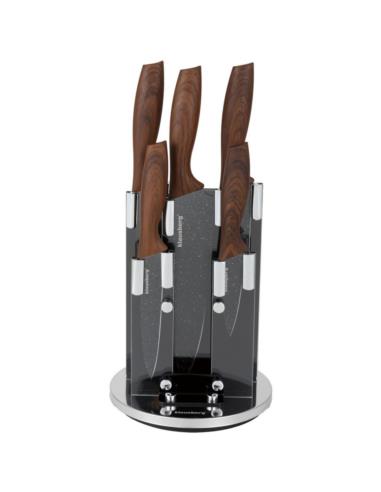 Noże w bloku 5 elementów Klausberg KB-7615