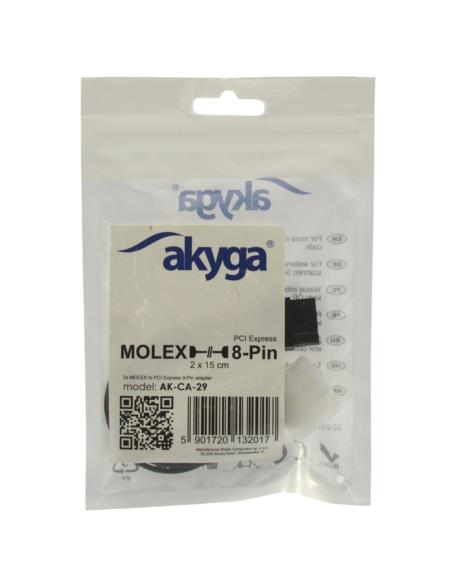 Adapter Akyga 2xMolex 8-Pin AK-CA-29 do karty graficznej