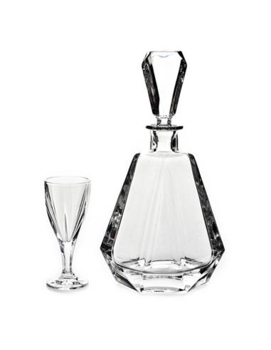 Karafka 500ml +6 kieliszków likier Bohemia Brilliancy