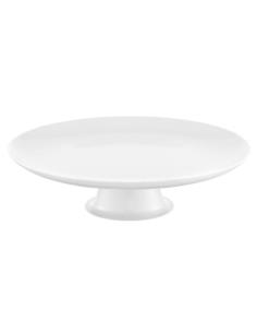 Patera szklana 32cm Lily biała