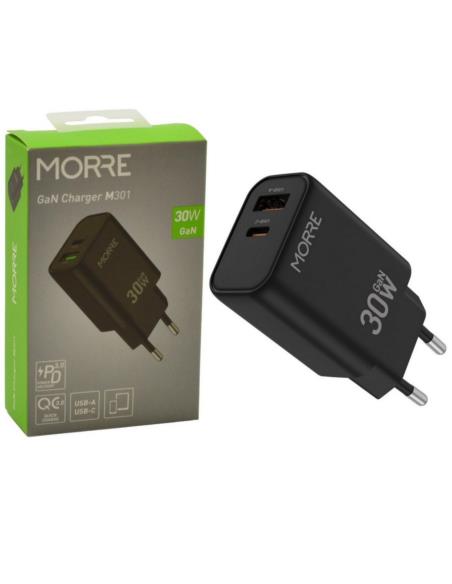 Ładowarka sieciowa Morre 30W 2xUSB M301