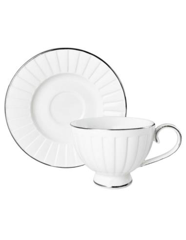 Serwis kawowy 12 elementów Lizbona white