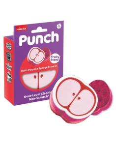 Zmywaki Vileda Punch jabłko 1szt mocny