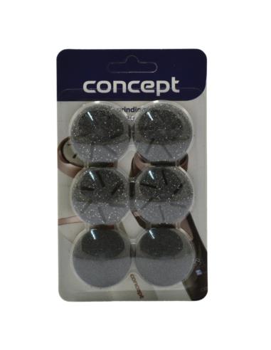 Głowica nakładki do pilnika Concept PN0006 ścierające zapas 6szt