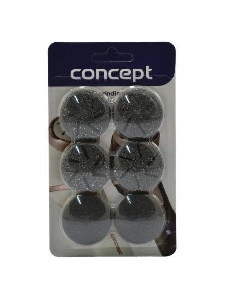 Głowica nakładki do pilnika Concept PN0006 ścierające zapas 6szt
