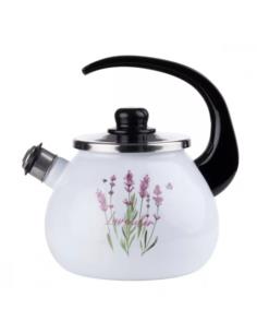 Czajnik emalia 2,5L Lawenda