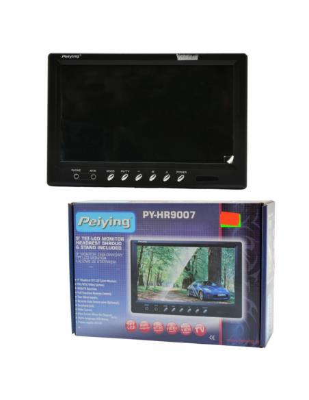 Monitor zagłówkowy 9" LCD Peiying PY-HR9007