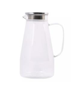 Dzbanek szklany 2,0L srebna pokrywka