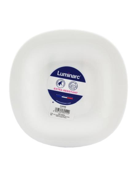Talerz Carine biały deserowy 19cm L4454