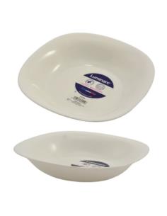 Talerz Carine biały głęboki 21cm L5406