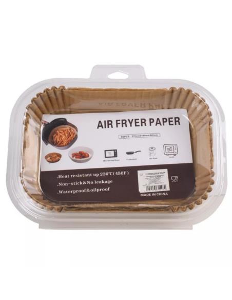 Wkład papierowy do pieczenia w frytkownicy 22x14cm 50szt