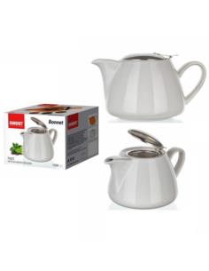 Dzbanek zaparzacz 1200ml Bonnet biały ceramiczny