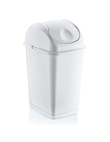 Kosz na śmieci Slim 5L uchylny biały