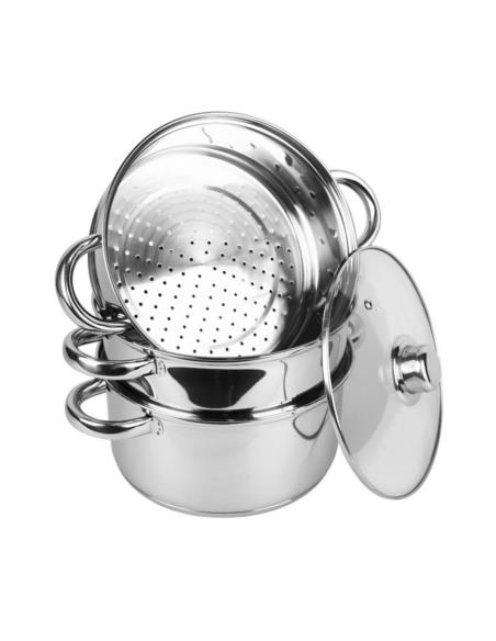 Garnek na parę 4 elementy 24cm MR-2900-24