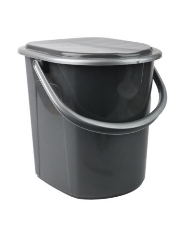 Wiadro-toaleta szare 22L VK171096