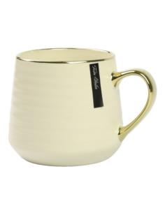 Kubek cer. 570ml złoty/beżowy PL24011B