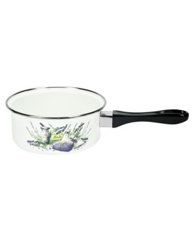 Rondel emalia 14cm Lawenda