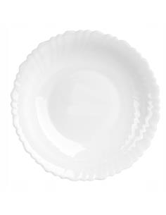 Talerz Agnes głęboki 22cm biały