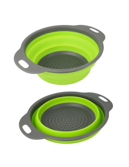 Cedzak silikonowy składany 29,50cm KHT23