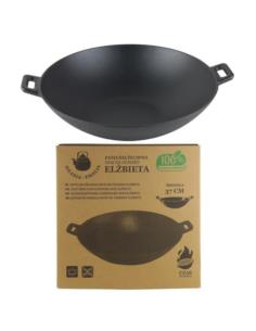 Patelnia wok żeliwna 327cm SEW37A