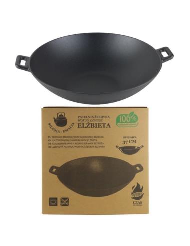 Patelnia wok żeliwna 327cm SEW37A