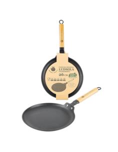 Patelnia żeliwna do naleśników Ludmiła 26cm MMZL-26