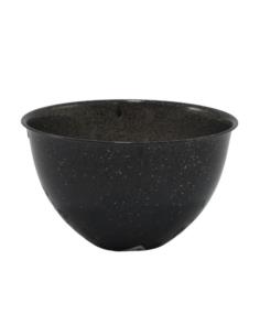 Miska plastikowa  0,75L 14cm Liść czarna