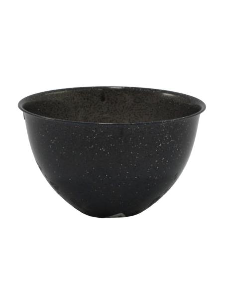 Miska plastikowa  0,75L 14cm Liść czarna