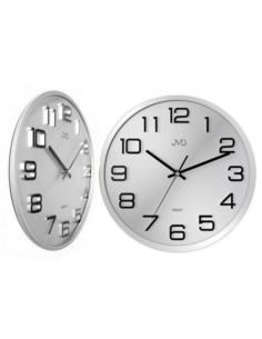 Zegar ścienny 31cm JVD srebrny HX2472.7