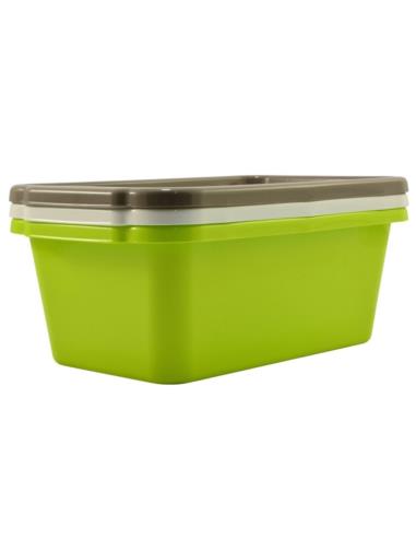 Miska plastikowa 15L 47,5x28,8cm h:17,7cm prostokątna 841-00 mix