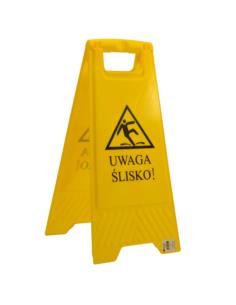 Znak ostrzegawczy potykacz Śliska nawierzchnia