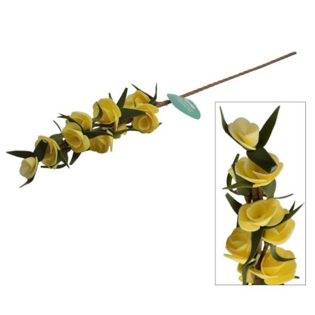 Gałązka ozdobna Róża 95cm piankowa FLLY034 mix