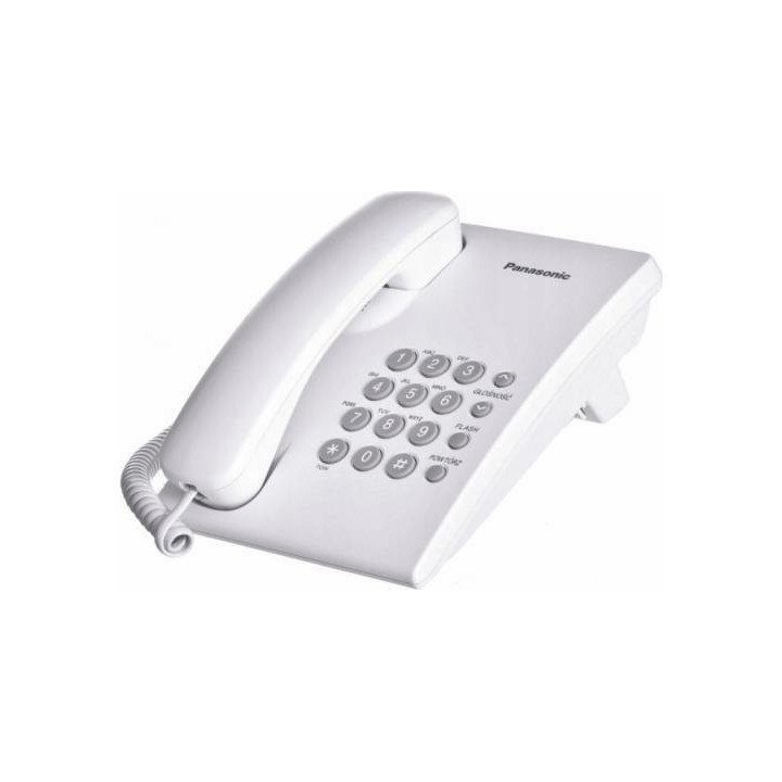 Telefon stacjonarny Panasonic KX-TS500PDW Biały