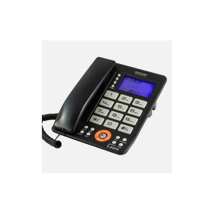 Telefon stacjonarny Laura MT-816 czarny