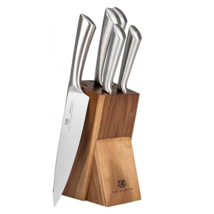 Noże w bloku Mateo 5szt KHT4