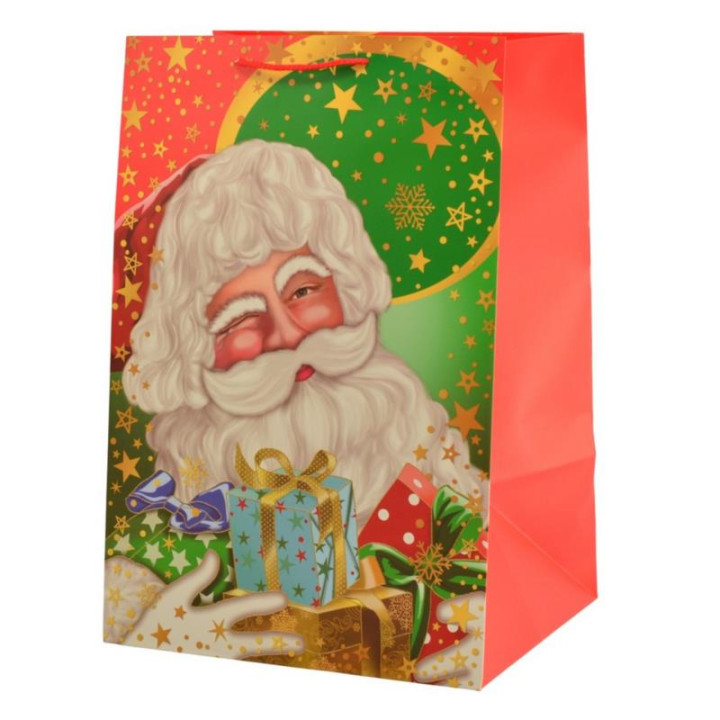 Torebka ozdobna 54x36x30cm świąteczna mix