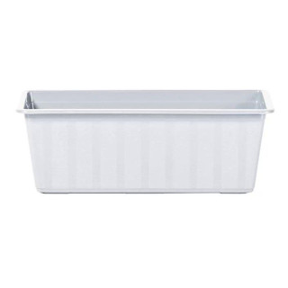 Doniczka balkonowa Agro 40x19x16cm biała IS400