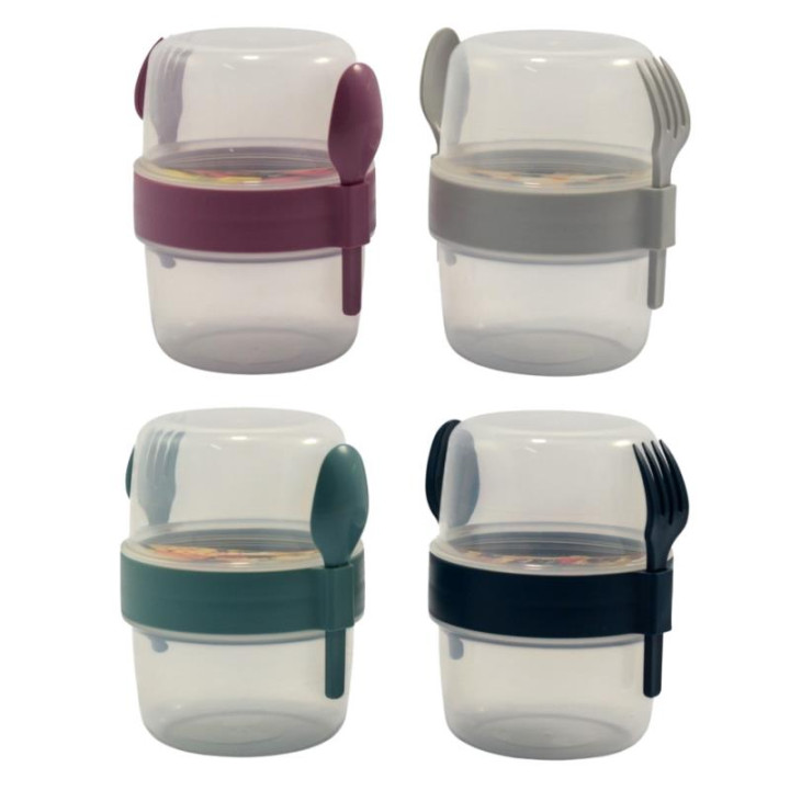 Pojemnik plastikowy 800ml Musli 2w1 mix