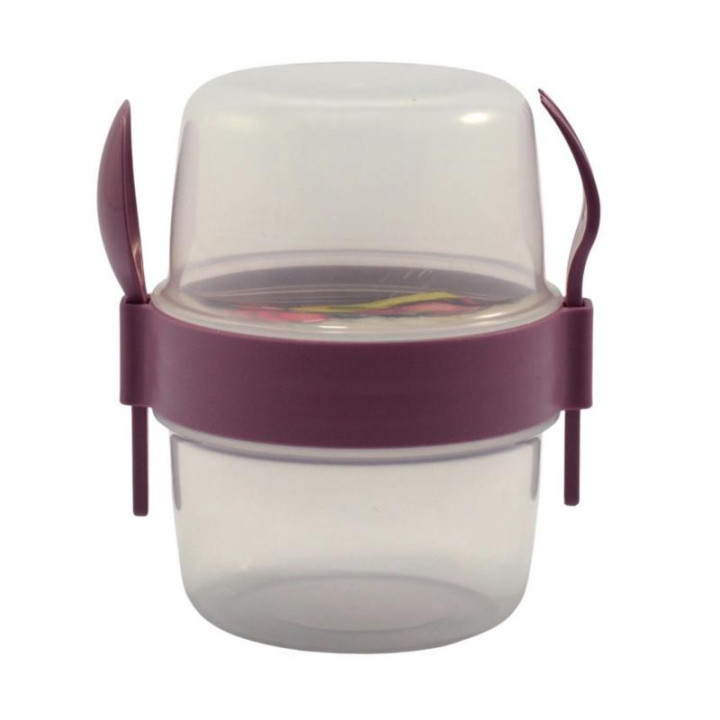 Pojemnik plastikowy 800ml Musli 2w1 mix