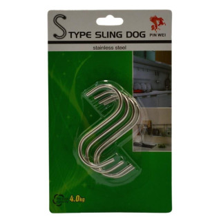 Haczyki metalowe 4 sztuki 5cm fi2cm MRY6054