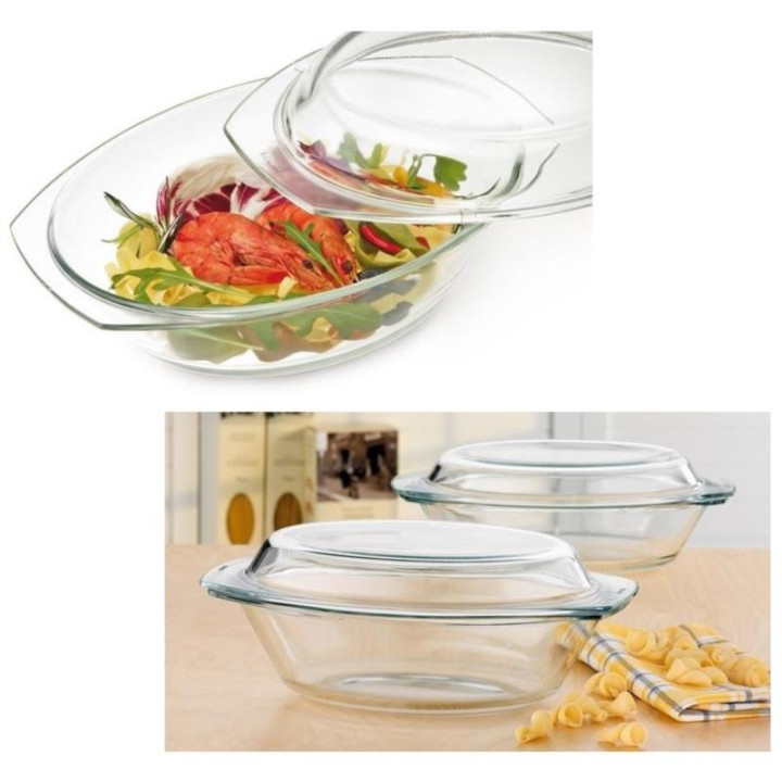 Szkło żaroodporne Simax 2,4L z pokrywą 7026/7036