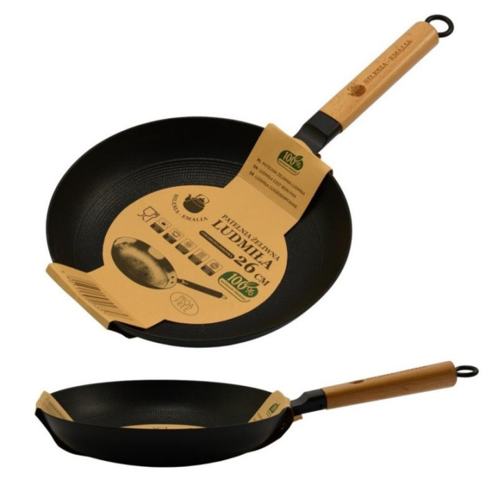 Patelnia żeliwna Ludmiła 26cm