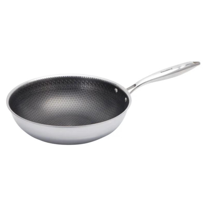 Patelnia wok 28cm stal nierdzewna Klausberg KB-9024