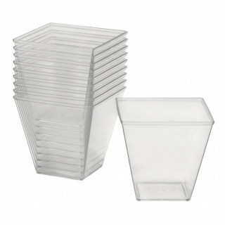 Pojemniki plastikowe 120ml finger food na deserki 10 sztuk